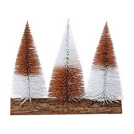 

BNisBM Creative Glitter Color Desktop Christmas Tree Ornament Breakthrough