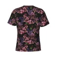 thumbnail image 6 of Vsdgher Orchids Flowers Print Men's Dry Fit Mesh Athletic Shirts Moisture Wicking Tennis T-Shirt Tops, 6 of 9