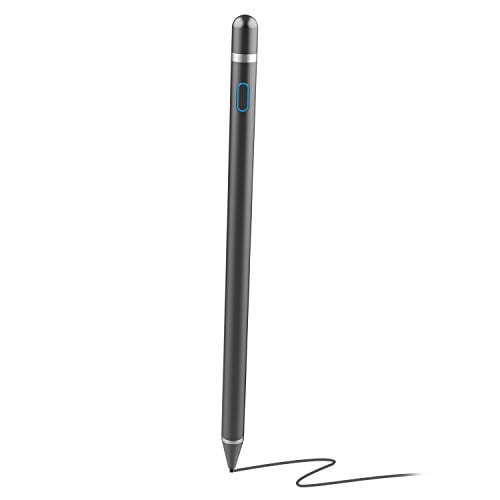 Stylus Pen for Touch Screens Active Digital Pencil 1.5mm Fine Tip Smart Pen Rechargeable Drawing Stylus Compatible with iPhone iPad Mini/Air Smartphones & Tablets by BAGEYI White