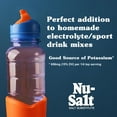 thumbnail image 3 of NU Salt Sodium-Free Salt MMF7&nbsp;Substitute (2 Pack) Contains Potassium Chloride, Table Salt Alternative, Vegan, Good for Chips, Pretzels, French Fries, Popcorn Seasoning, 3oz Shaker Bottle, 3 of 3