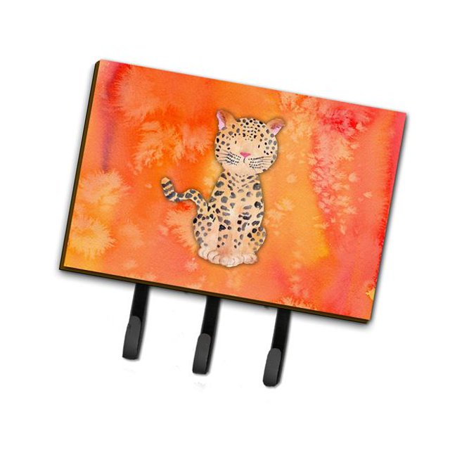 Carolines Treasures BB7396TH68 Leopard Watercolor Leash or Key Holder
