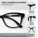 thumbnail image 4 of MAGMALIFE Lentes para Computadora Paquete de 2 Piezas con Tecnología Blue Light y Protección UV400, Antirreflejantes, Unisex, Sin Graduación, Diseño Moderno, Gafas para Oficina, Estudio o Pantalla, 4 of 9