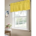 thumbnail image 6 of Valances for Windows Vintage Linen Rod Pocket Cafe Window Treatments Valance Curtains for Kitchen Bathroom Laundry Basement Windows 54"x18", 6 of 9