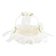 thumbnail image 5 of Cestas de flores para bodas con lazos de satén de bambú para una elegante decoración de ceremonia con un toque romántico de encaje, 5 of 8