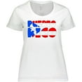 thumbnail image 3 of Inktastic Puerto Rico Flag in Text Women's Plus Size T-Shirt, 3 of 5