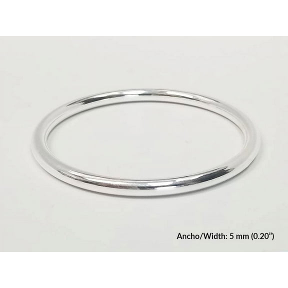 Bangle For Obatala in Stainless Steel with a 925 Sterling Silver plating -TOOL30