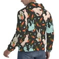 thumbnail image 3 of Hoodies for Men - Cartoon Cute Rabbit Radish Long Sleeve Comfrt Men'S Fashion Hoodies & Sweatshirts, Sweatshirts for Men Hoodies Pullover Clothing Clothes with Pouch, 3 of 7