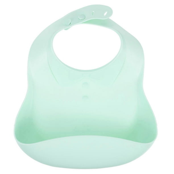 Bibs For Toddlers Baby Bib With Food Catcher Waterproof Toddler Design 30x24x1.6cm Adjustable 1Pack