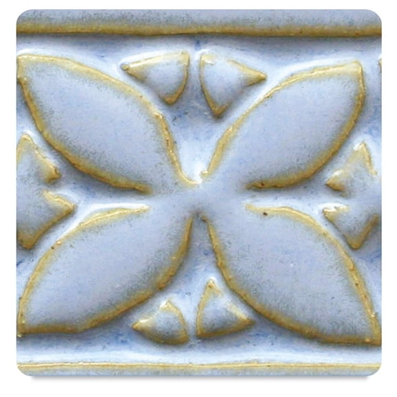 AMACO Potter's Choice Glaze, PC-21 Arctic Blue, Opaque, Pint