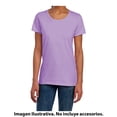 thumbnail image 2 of Playera Fruit of the Loom para Mujer, Manga Corta Cuello Redondo, Lila, Talla EG, 2 of 4