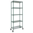 thumbnail image 1 of Wire Shelf Cart, Epoxy Finish, 60" x 92" x 18", 800 lbs. Capacity, 1 of 1