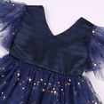 thumbnail image 4 of Flower Girls Sequin Dress Kids Tulle Sleeve Tutu Wedding Pageant Gown 2-8T, 4 of 7