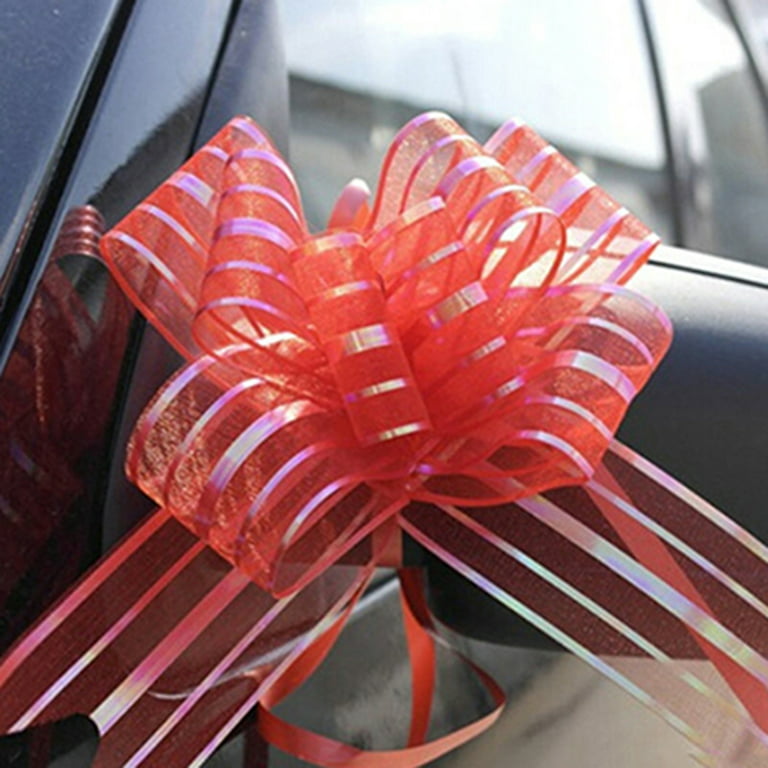 10PCS Large Pull Bow Ribbons Floristry Gift Wrapping Wedding Car Party  Adornment