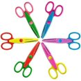 thumbnail image 2 of 6 Colorful Decorative Paper Edge Scissor Set, Scrapbooking Scissors Art Creative Crafts Scissors Wave Edge Cutters Great for Teachers, Crafts, Kids Design, 2 of 7