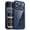 Dark Blue, variant on JETech Magnetic Case for iPhone 17 Pro 6.3-Inch Compatible with MagSafe, Shockproof Phone Bumper Cover, Solid Color Matte TPU Frame, Anti-Scratch Clear Back (Black)