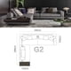thumbnail image 1 of Living Room Fabric Craft Sofa U-Shaped Corner Concubine Combination Furniture My Lux Decor Round, 1 of 22