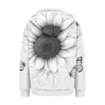 thumbnail image 3 of WZXFASHION Chandail à Capuche à Manches Longues avec Poche et Cordon de Serrage pour Femmes, Mode Décontractée, Liquidation 2025, 3 of 4