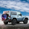 thumbnail image 2 of Haiem Spare Tire Cover , Wheel Cover with Cosmic Cat Psychedelic Journey printed, Camper Spare Tire Cover Fit for Jeep Wrangler Rv SUV Truck Travel Trailer-15 inch, 2 of 8