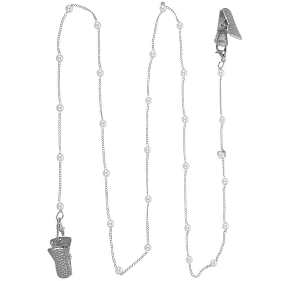 Masteelf Eyeglass Mask Glasses Chains Strap Necklace Lanyard with Pearls Embellishments