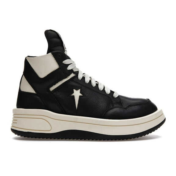 Converse Men's TURBOWPN Mid Rick Owens DRKSHDW Black Cloud Cream Shoes, from StockX