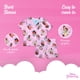 thumbnail image 3 of Conjunto de pijama para niñas Disney, holgado, con botones, Royal Vacation, 3 of 6