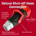 Chapin 69479 Deluxe 1Way Shutoff Hose Connection, Fits Garden Hoses
