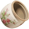 thumbnail image 3 of Ceramic Planters for Indoor Plants, Plant Pots with Drainage Hole, 6.29in. Flower Pots for Indoor Plants, Vintage Planters & Succulent Pots, Crackle Glaze Finish Plant Pots, Vintage Floral, 3 of 13