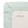 thumbnail image 4 of Sweet Home Collection 1800 Series Bed Sheets - Extra Soft Microfiber Deep Pocket Sheet Set - Mint, Queen, 4 of 6