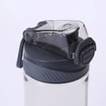 thumbnail image 4 of Naiovety Taza deportiva Cerradura de seguridad portátil Botella de agua de reposición Botellas insípidas no tóxicas Navidad para el hogar al Kits de desorden para acampar gris roca 620ml, 4 of 6