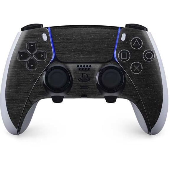 Skinit Black Brushed Steel Texture PS5 DualSense Edge Pro Controller Skin