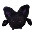 thumbnail image 2 of QLUEWX Halloween Bat Plush Toy, 7.87 Inch Cute Fluffy Stuffed Bat Animal Soft Bat Plushie Doll for Halloween Decor Party Favors Birthday Gifts for Kids Girls Boys Toddlers, Black, 2 of 5