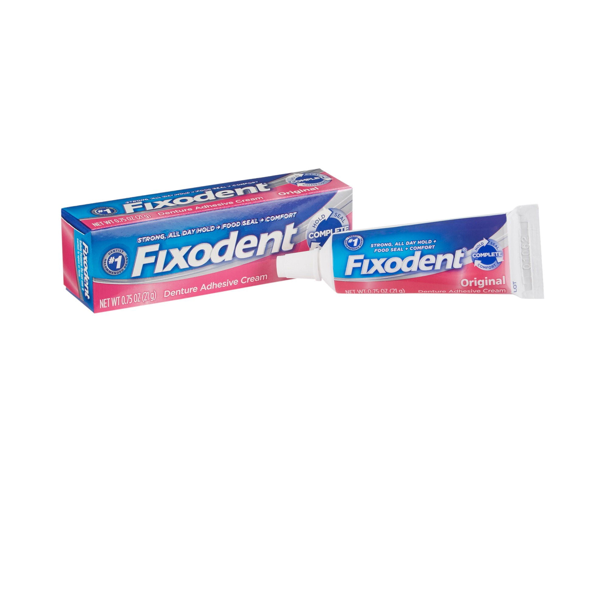 Fixodent Original Secure Denture Adhesive Cream, 0.75 oz