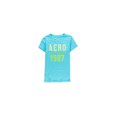 thumbnail image 1 of Aeropostale - Camiseta con adornos de encaje 1987 para mujer, azul, talla mediana Aeropostale  Camiseta adornada, 1 of 1