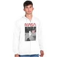 thumbnail image 5 of Vintage NASA Astronaut Space Landing Zip Up Hoodie Men's Women's Brisco Brands S, 5 of 6