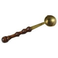 thumbnail image 1 of Brass and Wood Wax Melting Spoon for Kitchen Use Multi Color Durable Premium Material 3.5 inches, 1 of 8