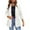 White, variant on Baqcunre Winter Coats For Women Womens Casual Jacket Pockets Long Sleeve Open Front Button Work Office Lapel Button Jacket Tops For Women 2023 Blazers For Women Black L