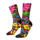 thumbnail image 1 of Fotbe Butterfly Garden Calcetas Largas con Estampado para Hombre y Mujer – Calcetas de Compresión Transpirables y Elásticas, Viajar y Uso Diario Talla 5-11, 1 of 6
