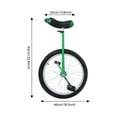thumbnail image 2 of 1 PCS Green 20 Inch Wheel Outdoor Unicycle, Unicycle, Outdoor Unicycle, 50.8*83cm/20*32.6in, 2 of 10