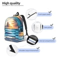 thumbnail image 3 of Disketp Ocean View Bedroom Mochila de Lona Estampada, Mochila Escolar de Viaje Ligera para Estudiantes y Portátil-Medium, 3 of 5
