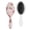 Pink Straw, variant on Cosmic Witchy Hair Brush - Gentle No-Pull Comb for Wet & Dry Hair, Celestial Aesthetic Design