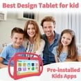 thumbnail image 2 of Android 11 Tablet for Kids 7inch 32GB Google Play Kids Tablet iWawa APP Pre-Loaded Learning Educational with Kids-Proof Case Netflix Youtube (Pink), 2 of 6