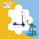 thumbnail image 2 of Kinene | Scooter 3 Ruedas para Niños de 3 a 8 Años – Música, Bluetooth, Humo y Luces LED – Modelo KN-819, 2 of 5