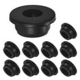 thumbnail image 1 of Uxcell 10-Pack 1.02 Inch Drill Hole, 5/8 Inch ID Silicone Rubber Grommets for Wiring, Wire Cable, Hole Plugs, Desk, Water Pipe, Hydroponic, Irrigation [Negro], 1 of 1