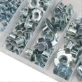 thumbnail image 2 of 80Pcs T Nuts Carbon Steel Galvanized Layer Rust Resistant Sturdy 1/4in 5/16in 3/8in Pronged Tee Nut, 2 of 3
