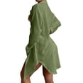 thumbnail image 5 of Women's Beach Cover Up Shirt Sun Protection Blouse Casual Swimwear Cover Up Vacation Beachwear Pool Side Outfit Open Front Cardigan Stylish Beach Top Swimwear Cover Up, 5 of 5