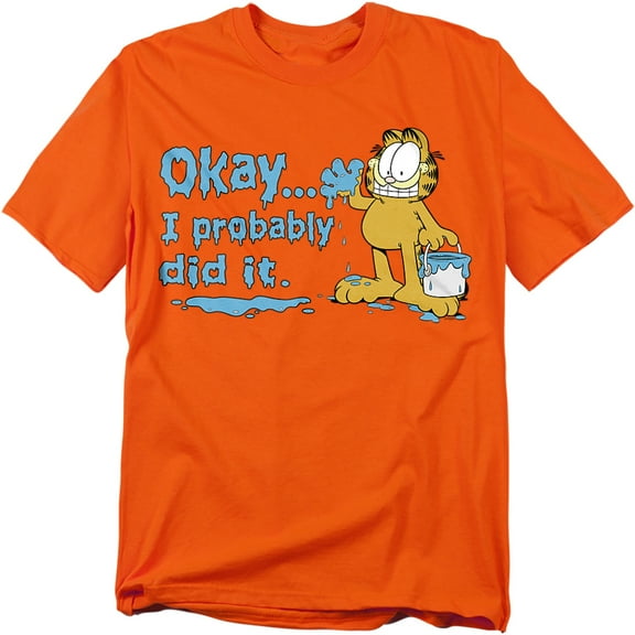 Garfield T-Shirt I Probably Did It Unisex Graphic Tee For Men & Women