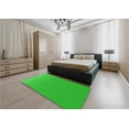 thumbnail image 4 of Ahgly Company Indoor Square Patterned Lime Green Area Rugs, 4' Square, 4 of 6