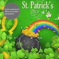 thumbnail image 6 of JOOCAR Happy St. Patrick's Day Shower Curtain, Clover Leaf and Gold Coin, Polyester Fabric Bath Curtains with Hooks 72W X 72L Inches, 6 of 6