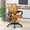 Orange, variant on YRLLENSDAN Mesh Office Chair with Lumbar Support and Armrest, Comfortable Desk Chairs with Wheel, Home Swivel Chair with Adjustable Height and Tilt,Blue