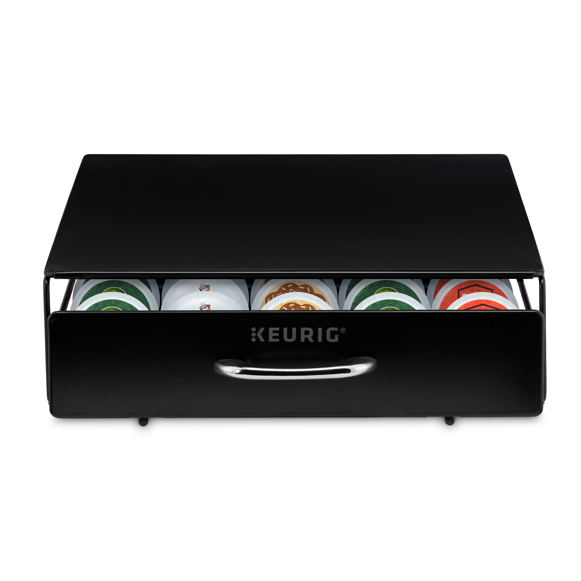 Keurig Under Brewer Storage Drawer, Holds 35 K-Cup Pods, Black